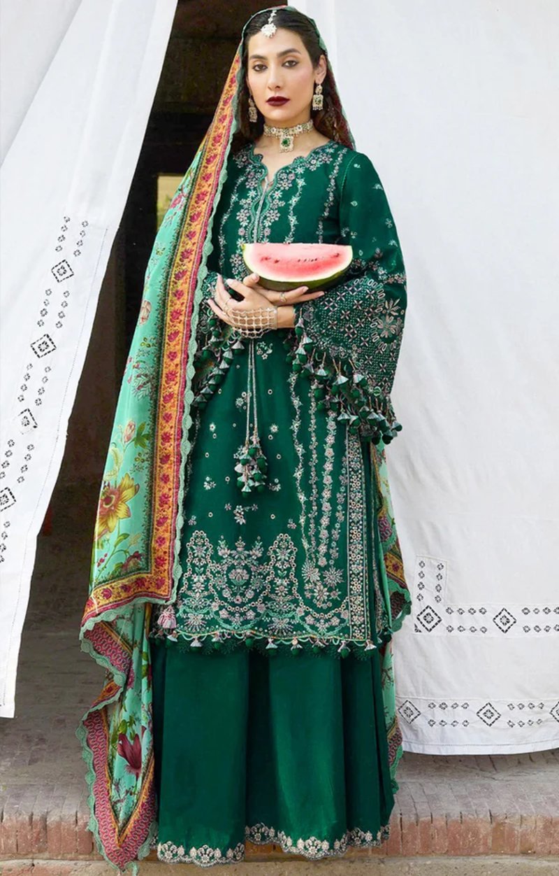 Mehré Signature Lawn – Rose Pink - Image 2